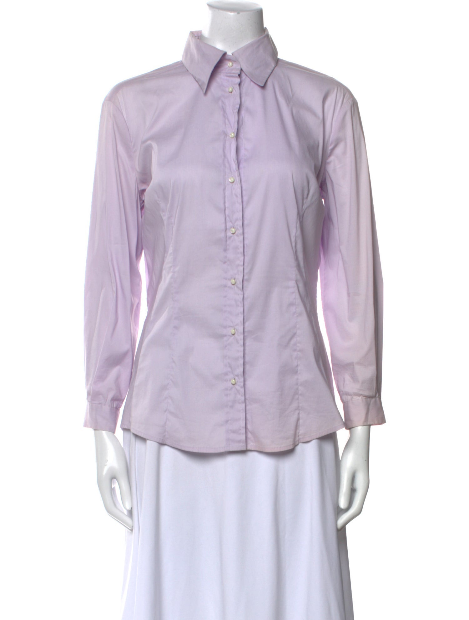 Dolce & Gabbana Three-Quarter Sleeve Button-Up Top