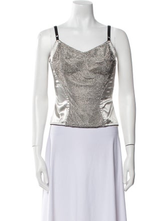 Dolce & Gabbana 2010's Printed Crop Top