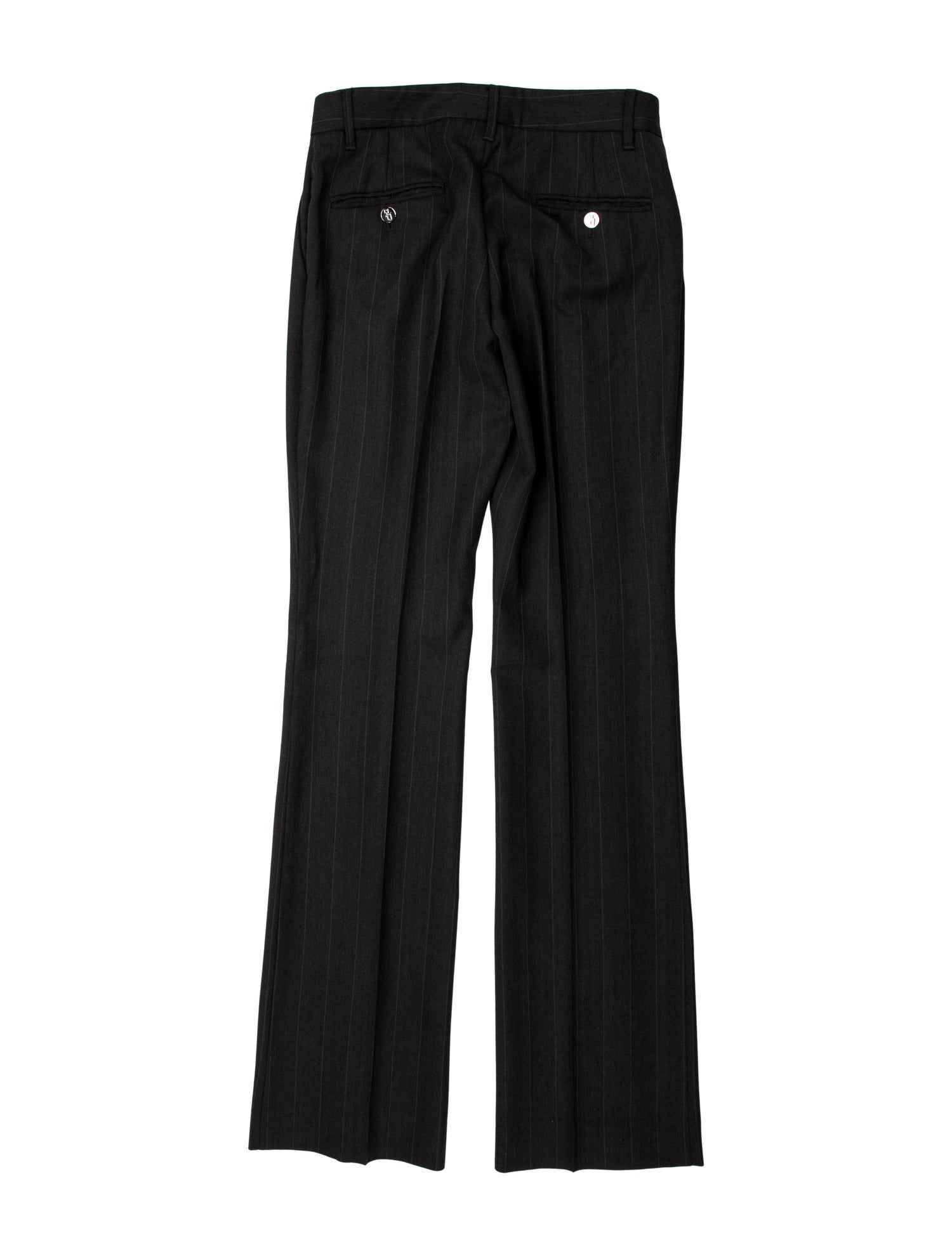 Dolce & Gabbana Virgin Wool Wide Leg Pants