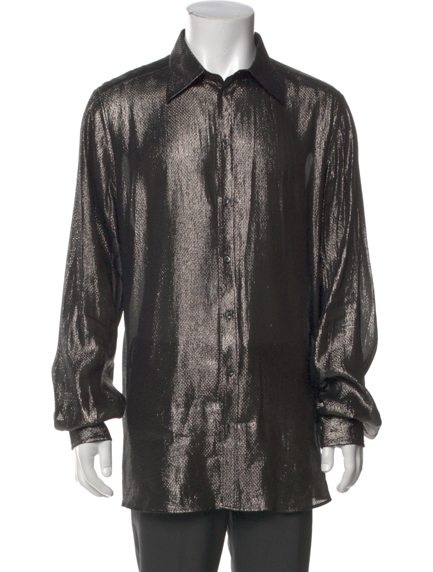 Dolce & Gabbana Silk Printed Dress Shirt