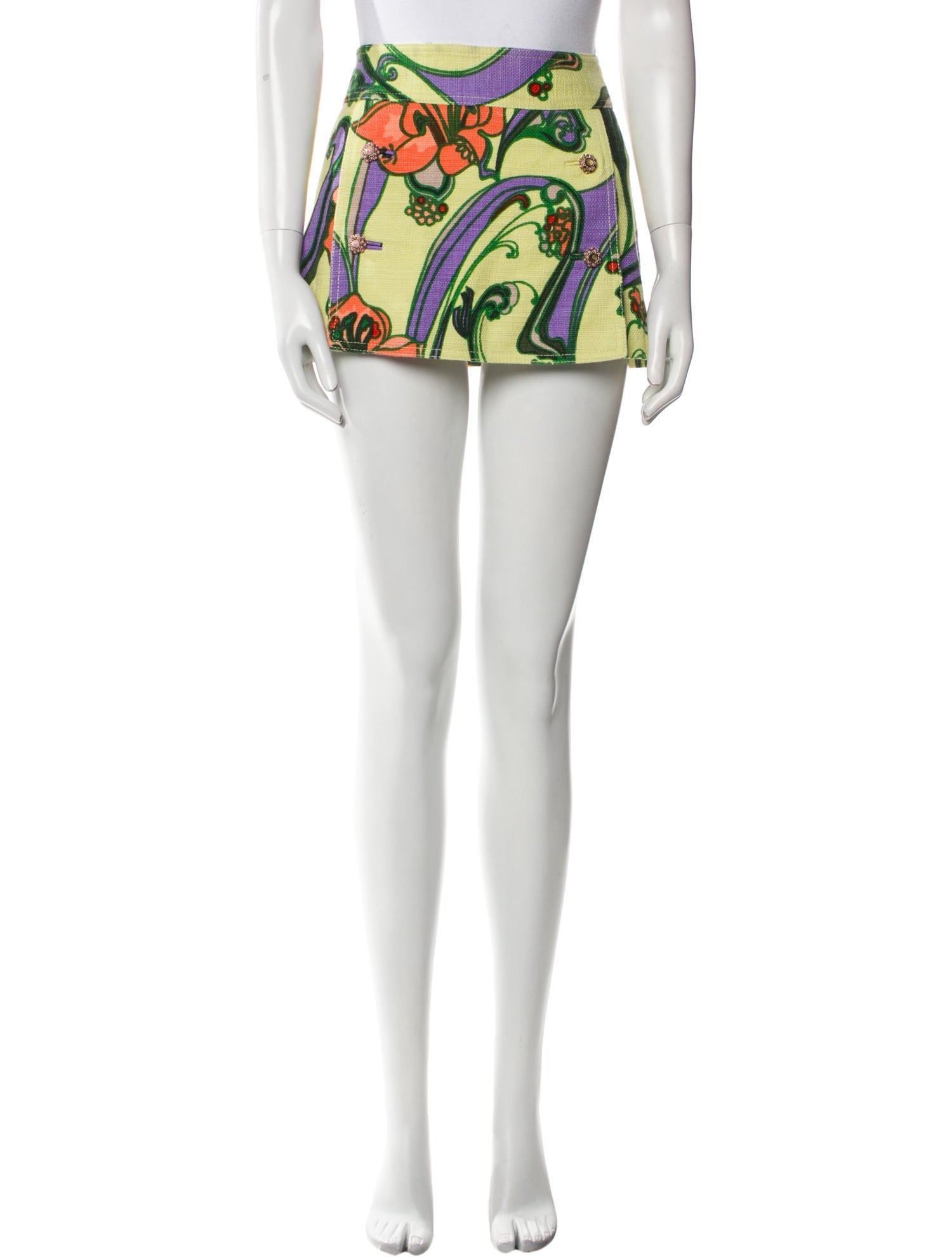 Dolce & Gabbana Printed Mini Skirt