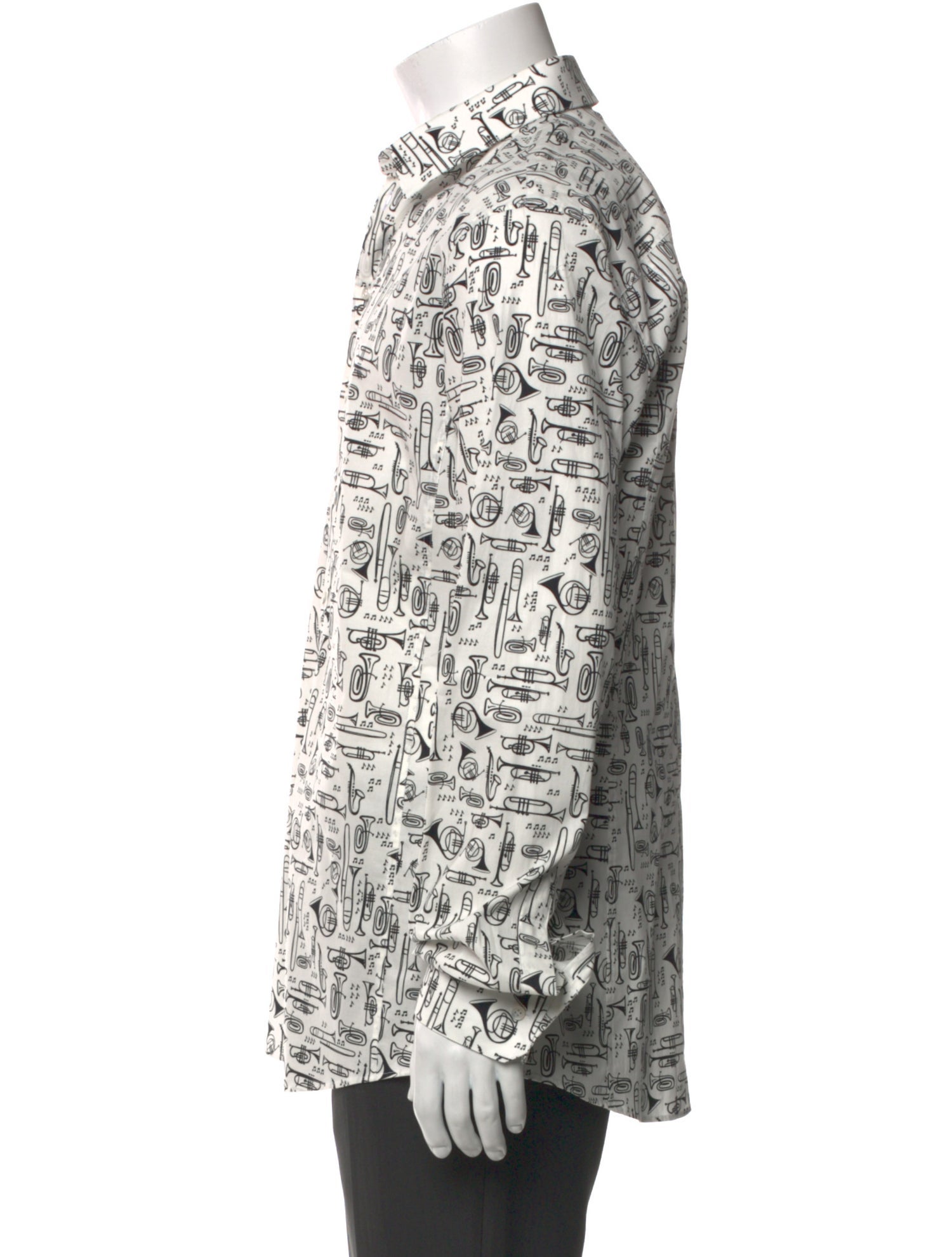 Dolce & Gabbana Printed Long Sleeve Shirt