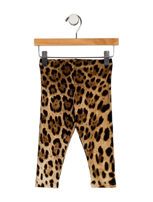 Dolce & Gabbana Dolce & Gabbana Girls' Animal Print Leggings