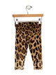 Dolce & Gabbana Dolce & Gabbana Girls' Animal Print Leggings