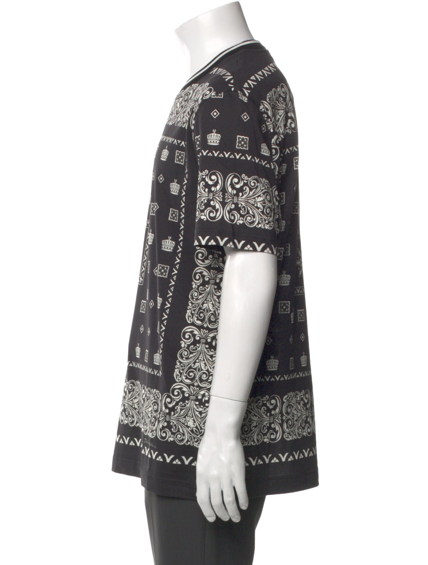 Dolce & Gabbana Printed Crew Neck T-Shirt