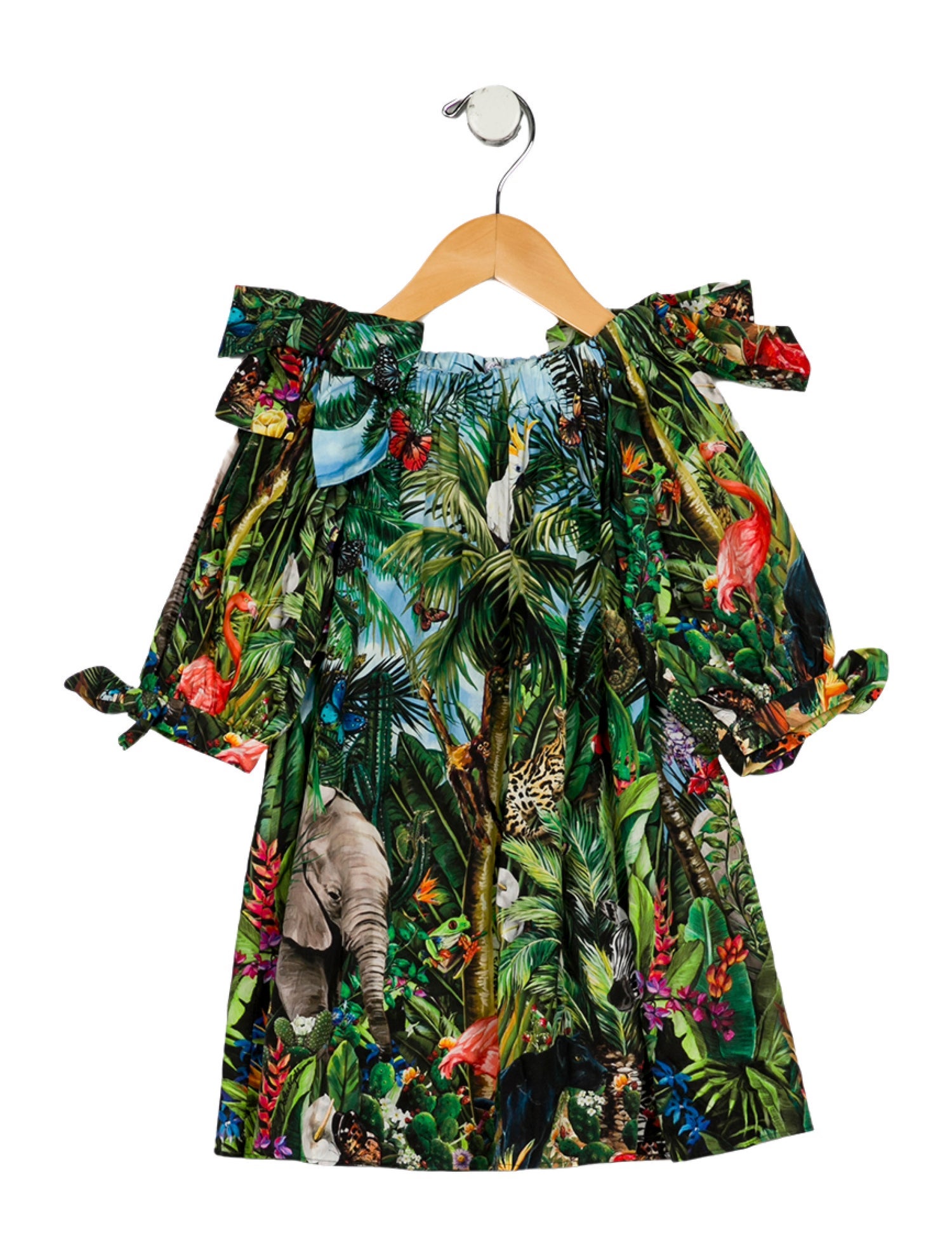 Dolce & Gabbana Dolce & Gabbana Girls' Jungle Print Dress