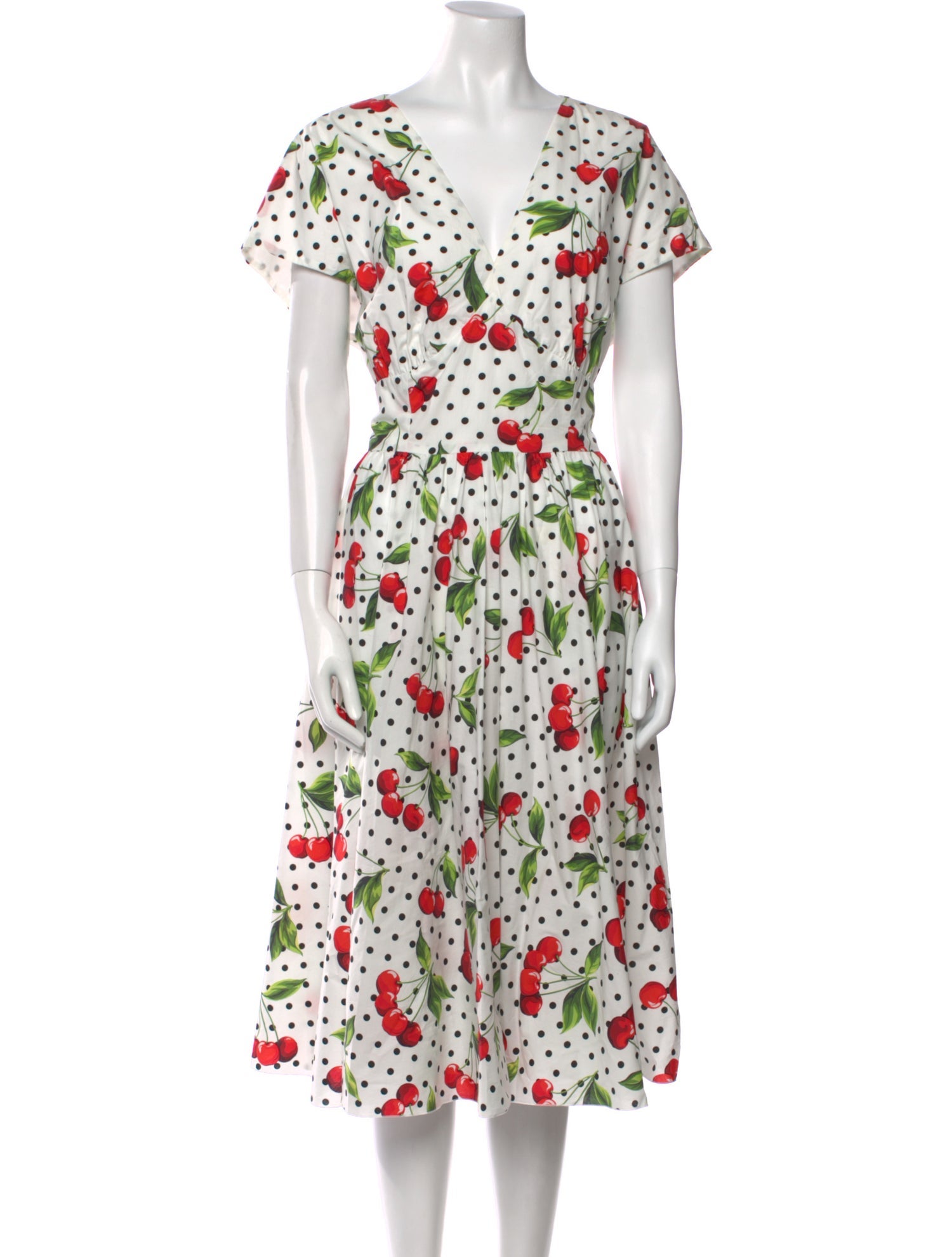 Dolce & Gabbana Printed Midi Length Dress