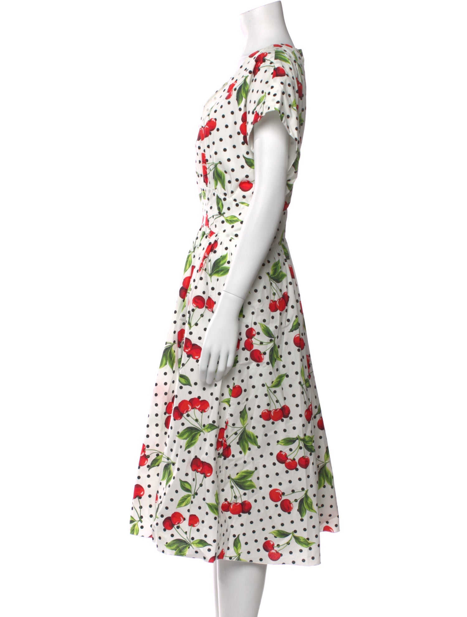 Dolce & Gabbana Printed Midi Length Dress