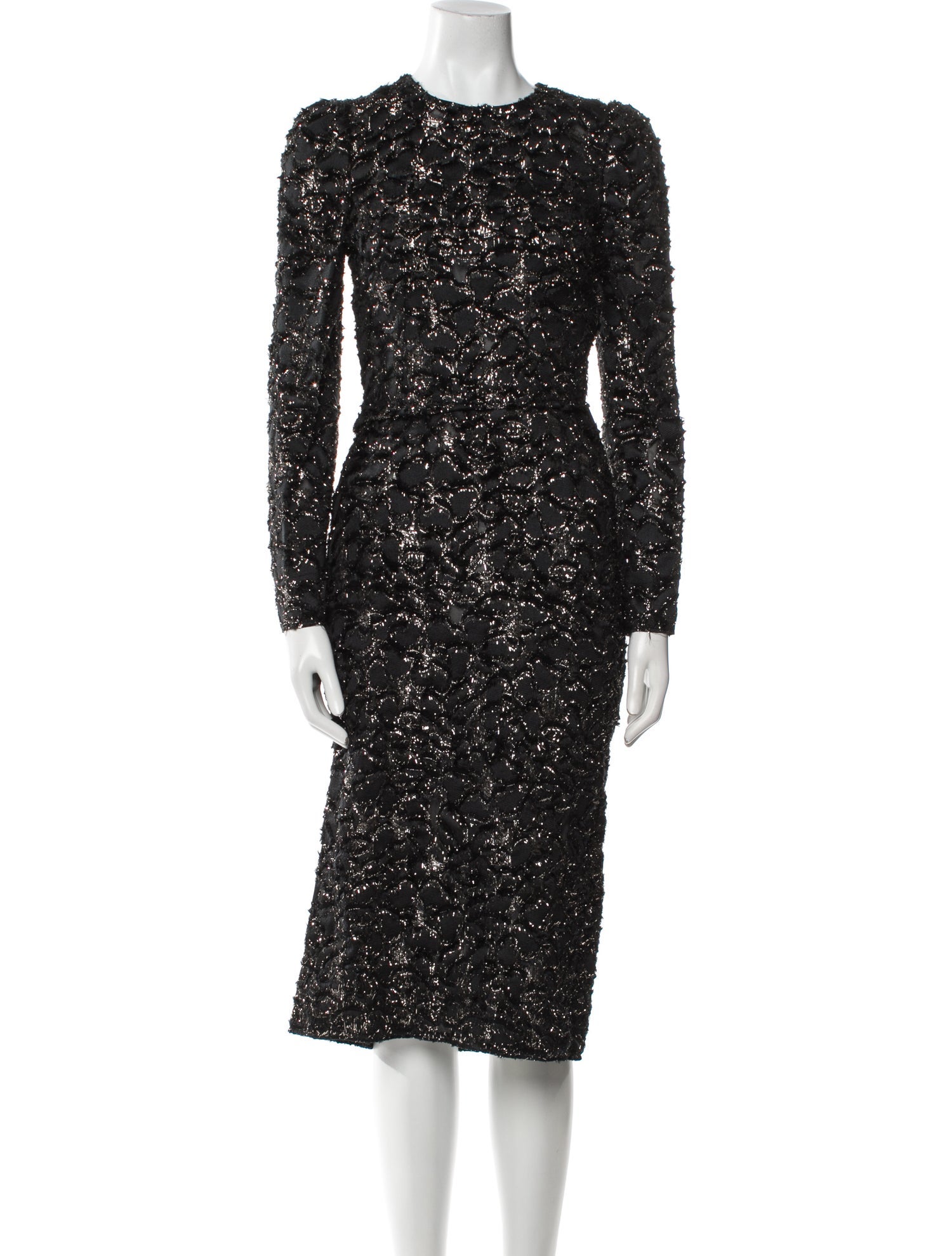 Dolce & Gabbana Crew Neck Midi Length Dress