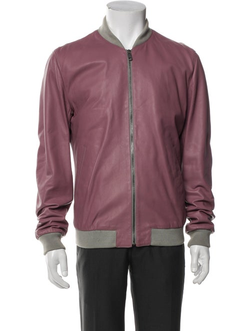 Dolce & Gabbana Leather Bomber Jacket