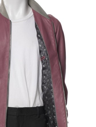 Dolce & Gabbana Leather Bomber Jacket