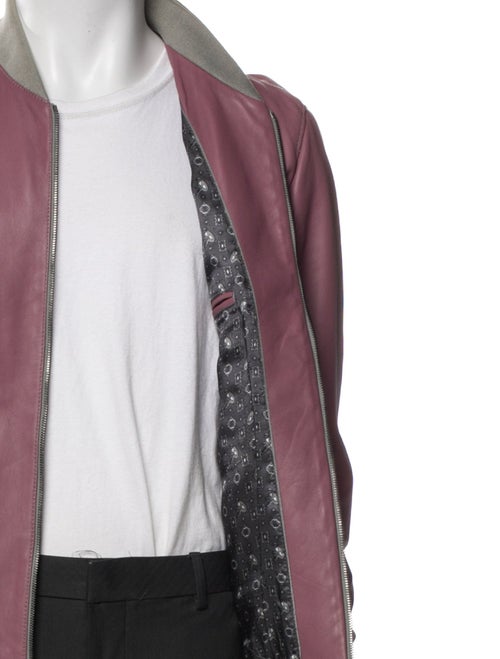 Dolce & Gabbana Leather Bomber Jacket