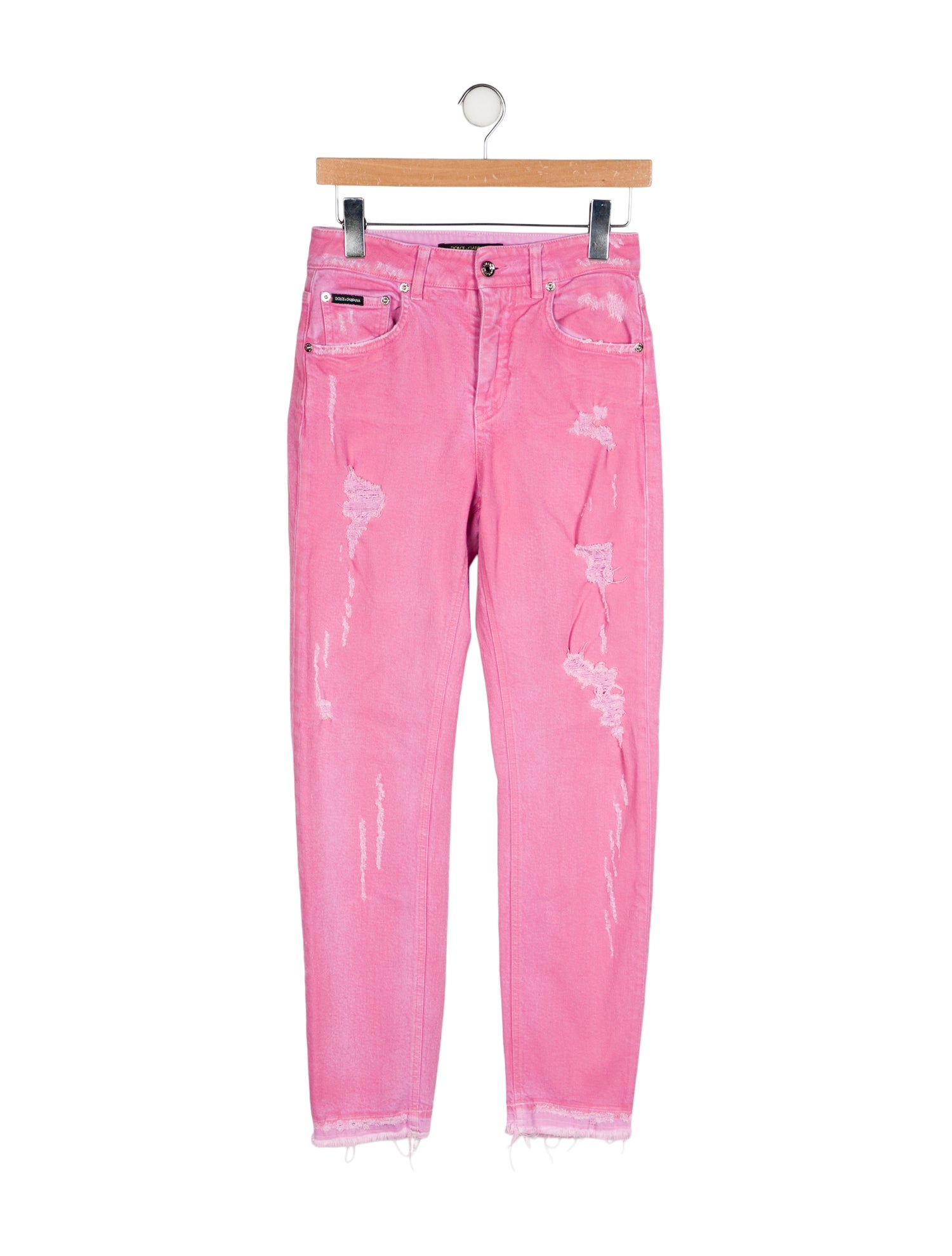 Dolce & Gabbana Mid-Rise Straight Leg Jeans