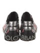 Dolce & Gabbana Leather Printed Sneakers