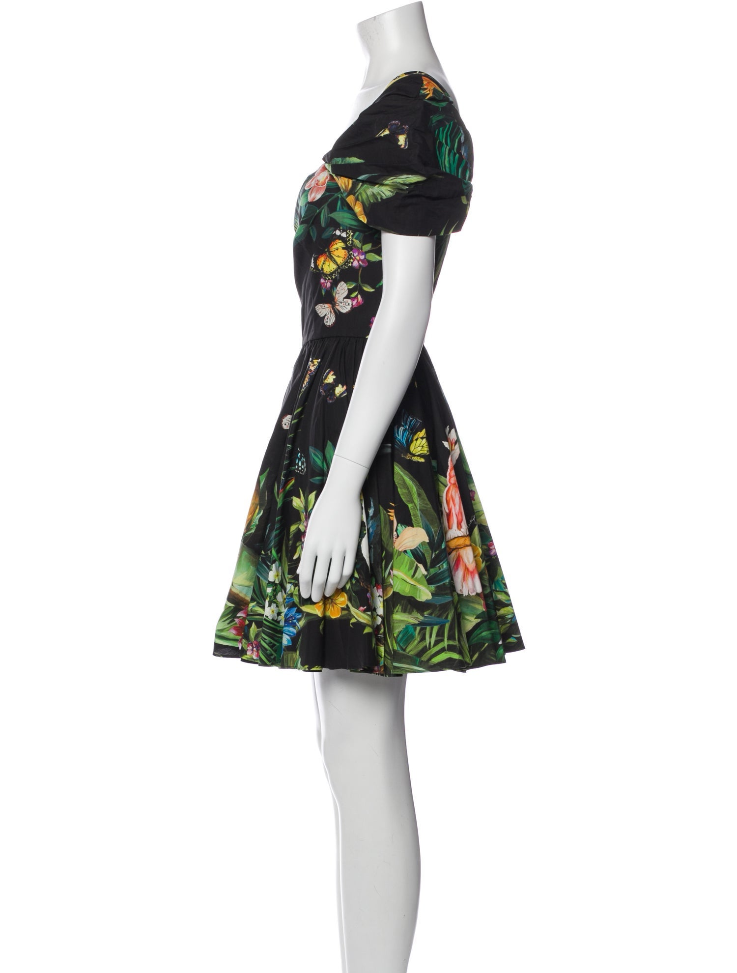 Dolce & Gabbana Floral Print Mini Dress