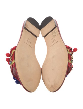 Dolce & Gabbana Leather Printed Slides