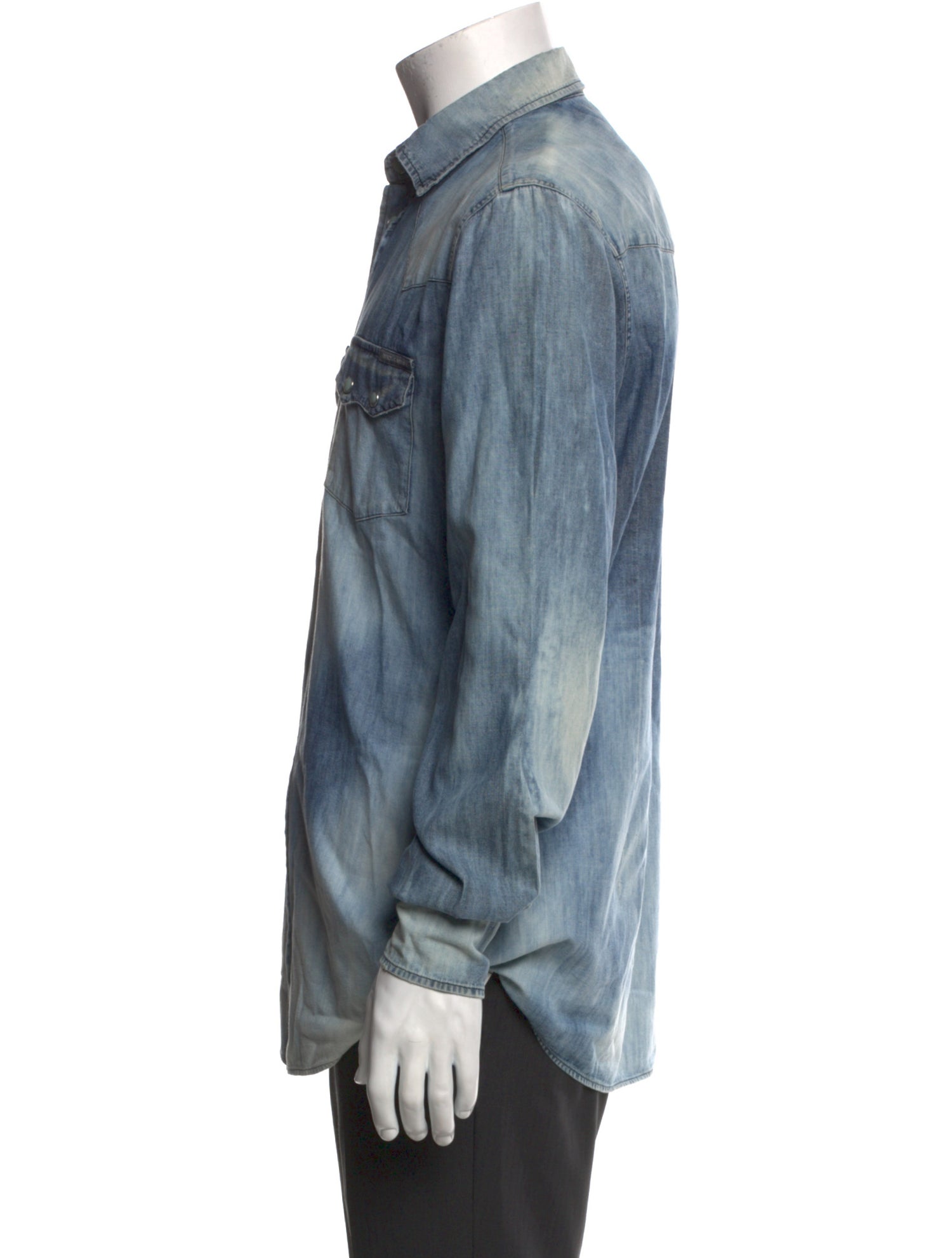 Dolce & Gabbana Long Sleeve Denim Shirt