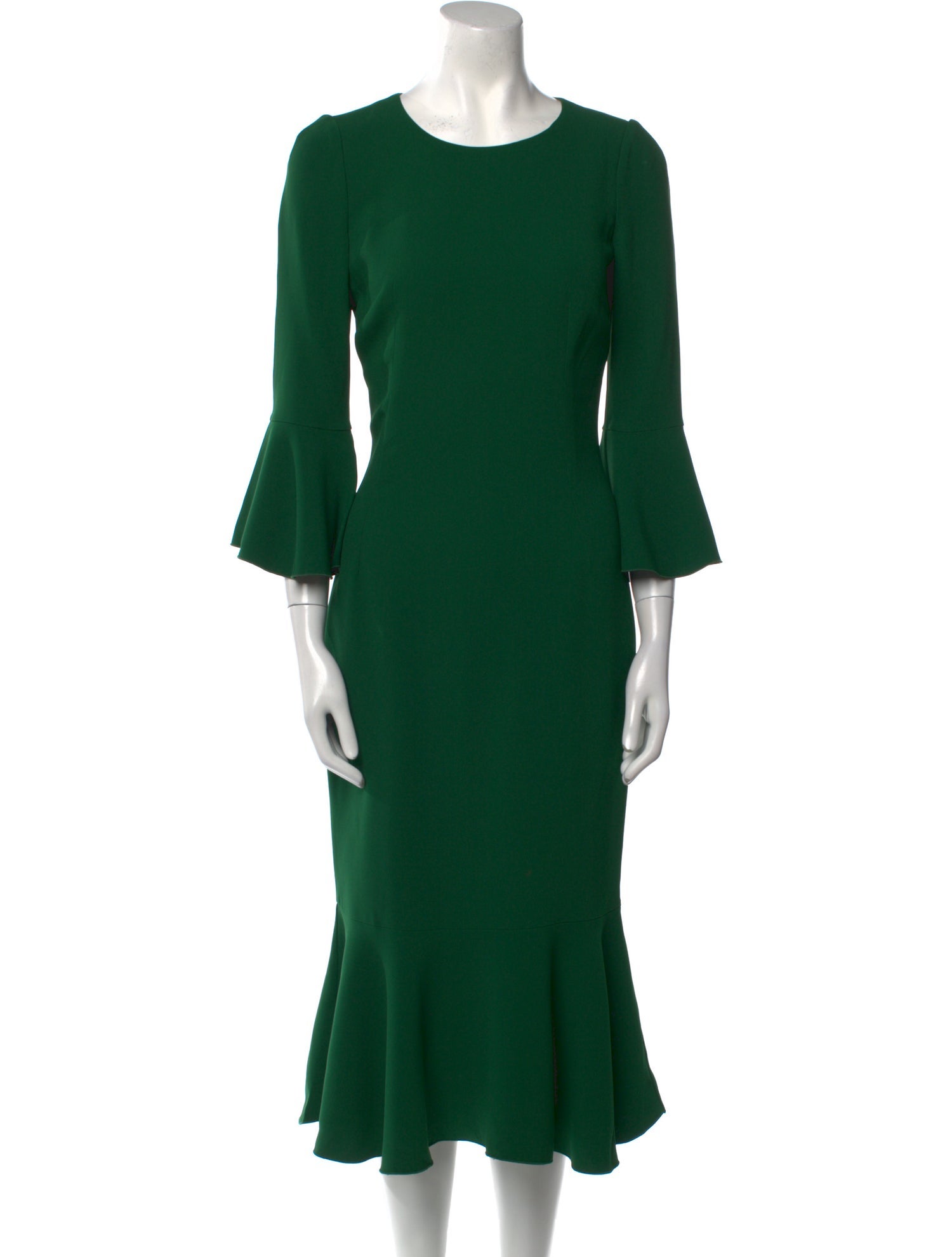 Dolce & Gabbana Crew Neck Midi Length Dress