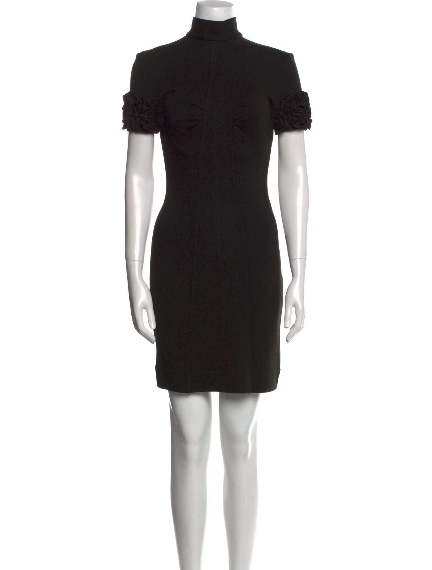 Dolce & Gabbana Turtleneck Knee-Length Dress