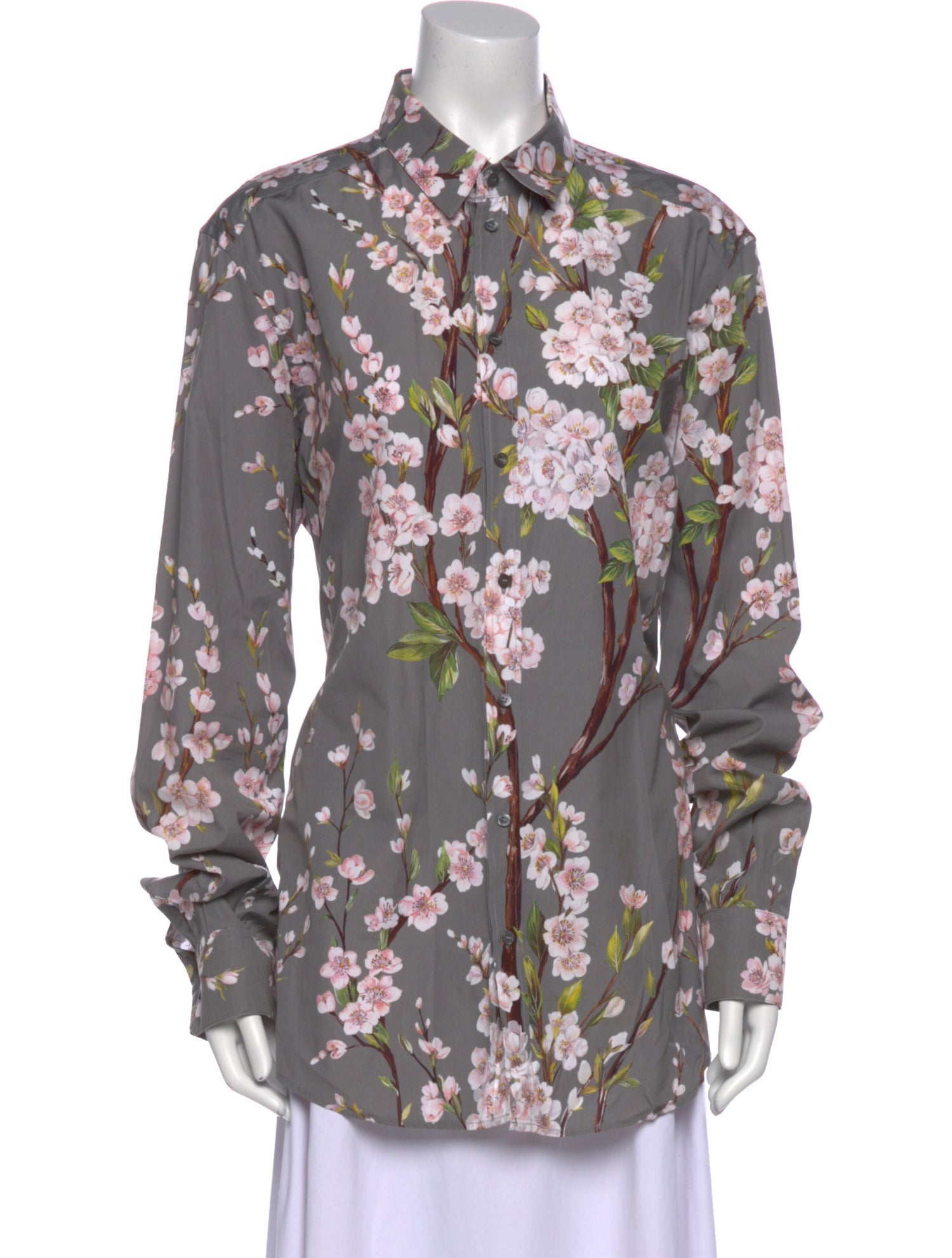 Dolce & Gabbana Printed Long Sleeve Shirt
