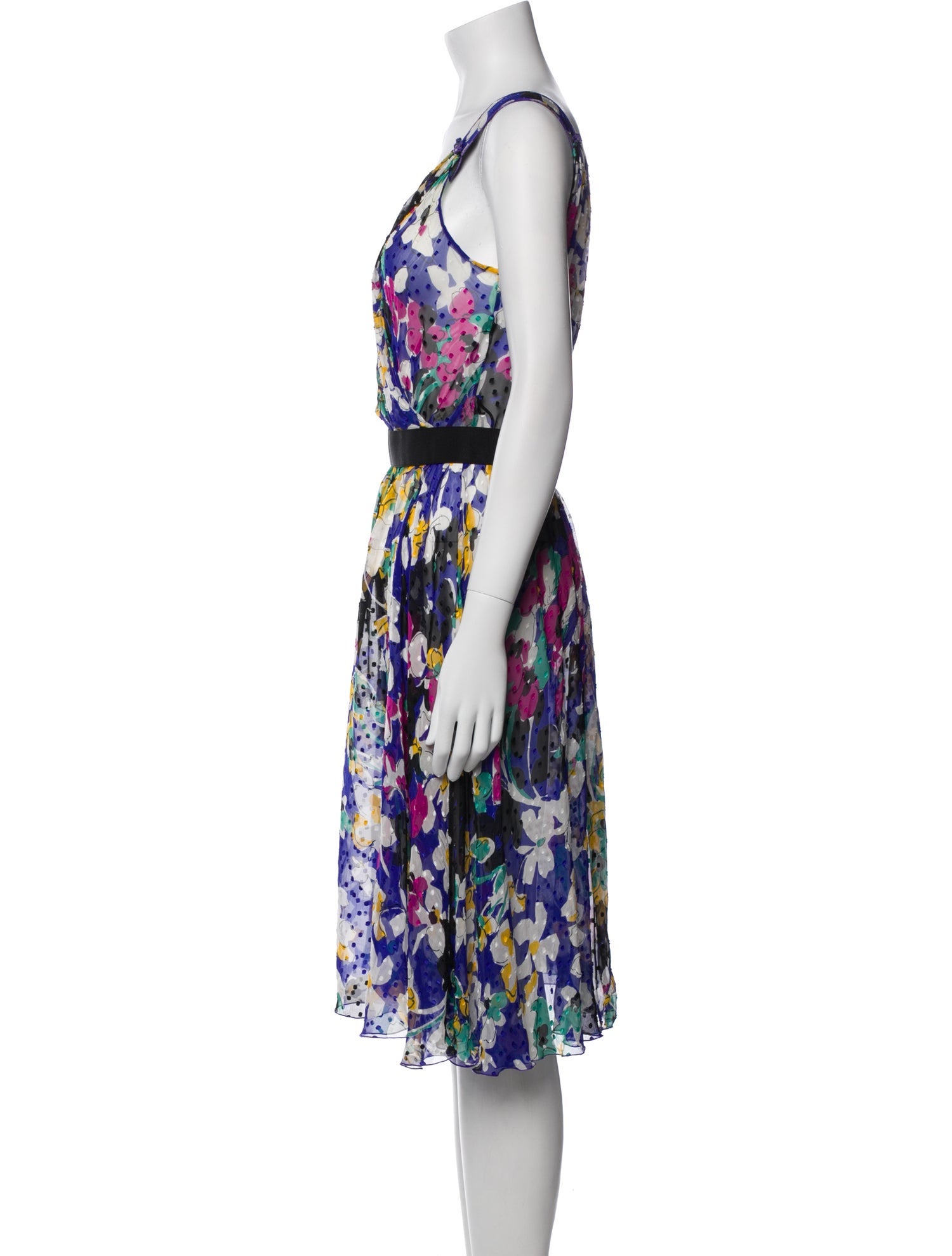 Dolce & Gabbana Silk Midi Length Dress