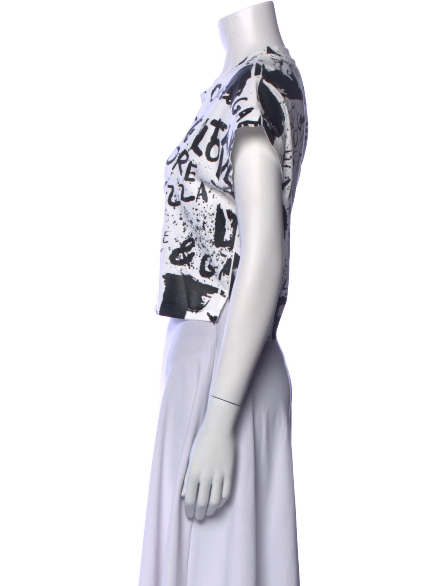 Dolce & Gabbana Graphic Print Crew Neck T-Shirt