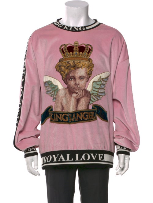 Dolce & Gabbana Graphic Print Crew Neck Pullover