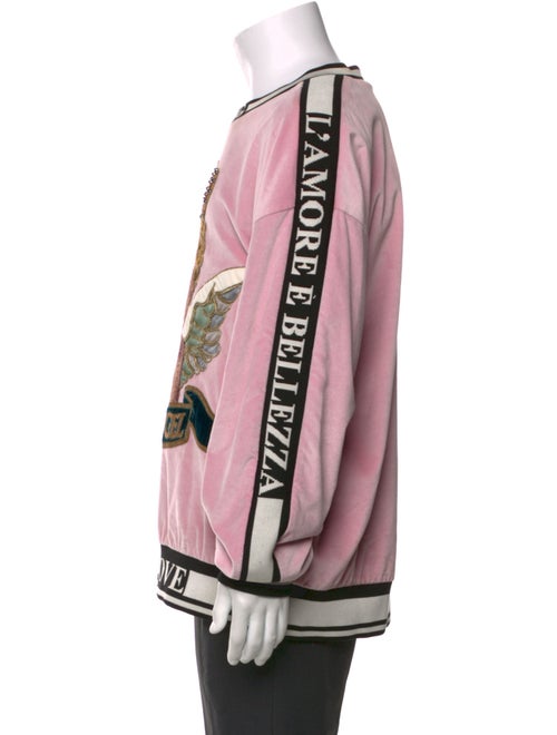 Dolce & Gabbana Graphic Print Crew Neck Pullover