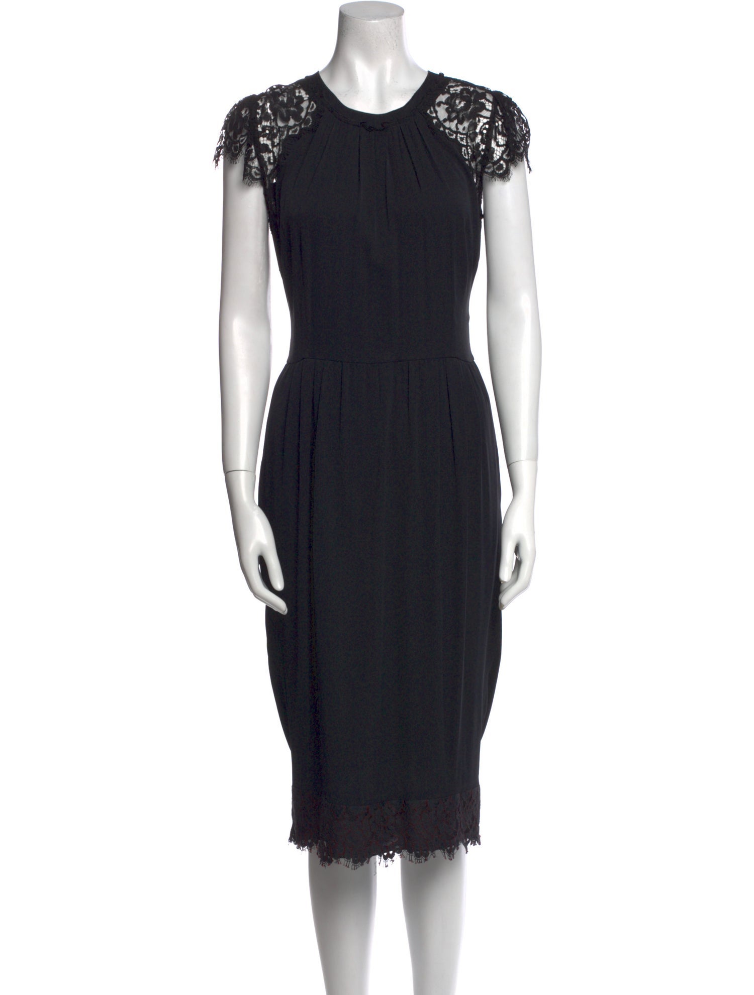 Dolce & Gabbana Silk Midi Length Dress