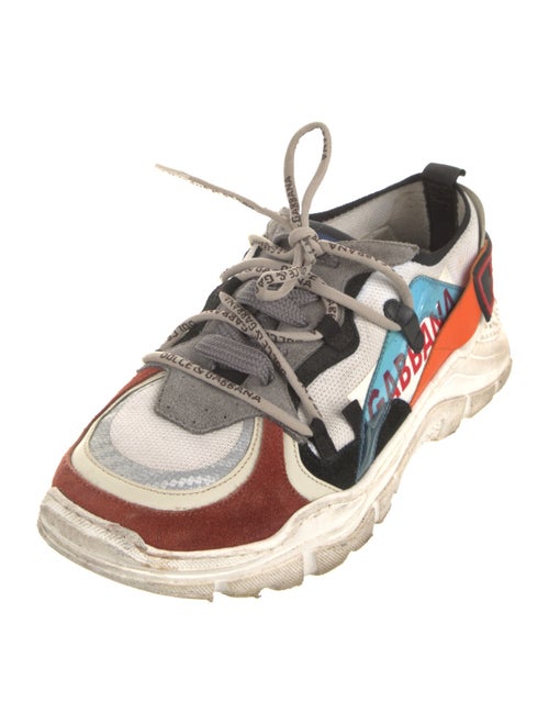 Dolce & Gabbana Colorblock Pattern Sneakers