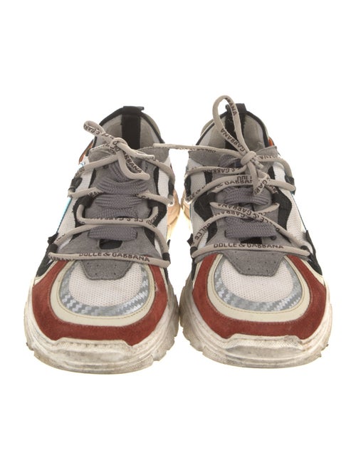 Dolce & Gabbana Colorblock Pattern Sneakers