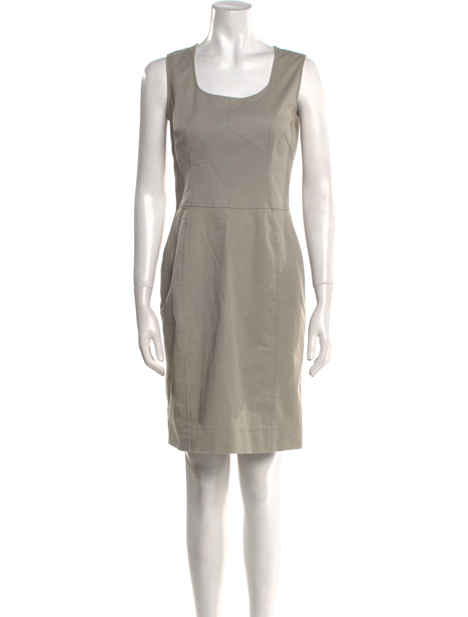 Dolce & Gabbana Scoop Neck Knee-Length Dress