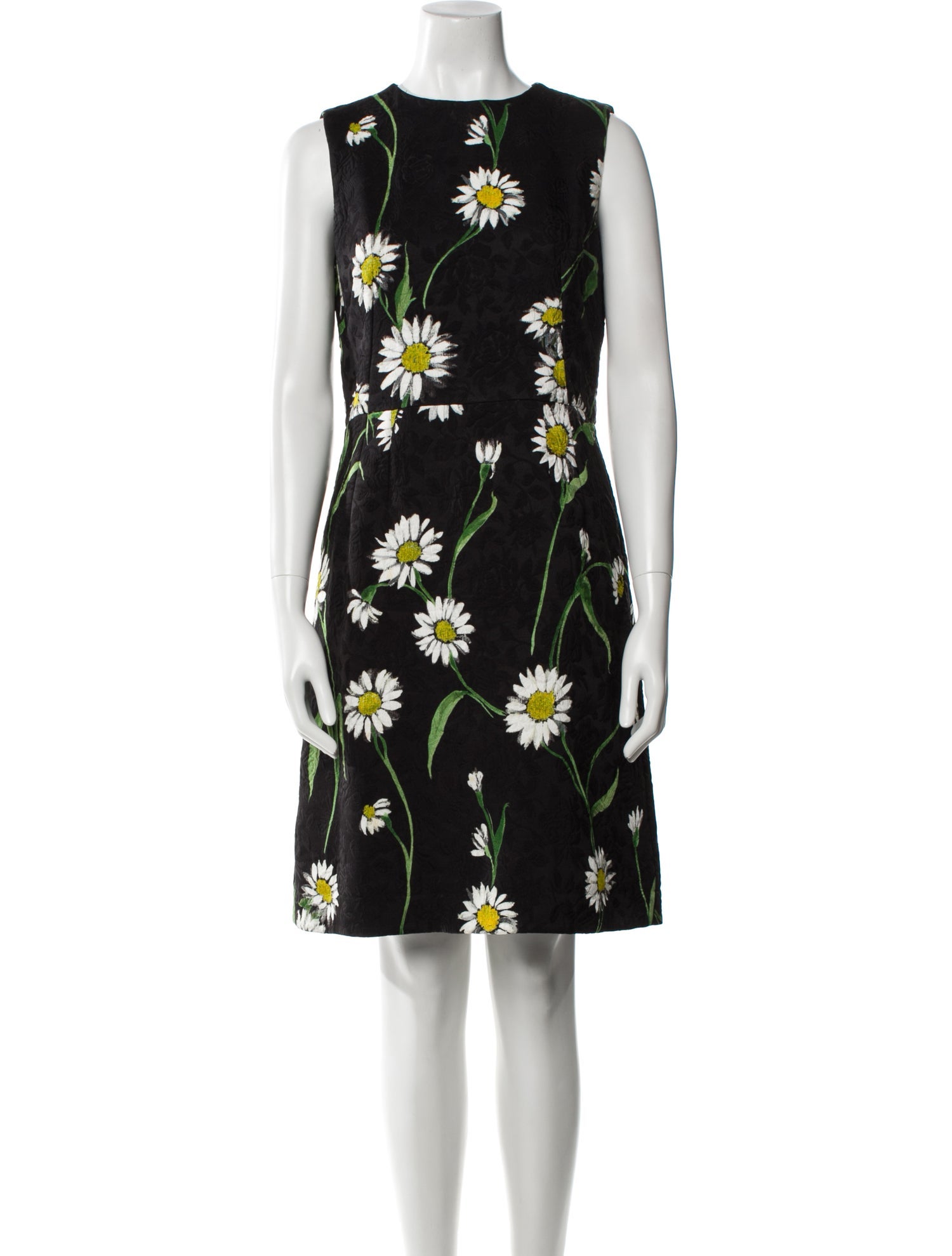 Dolce & Gabbana Floral Print Knee-Length Dress