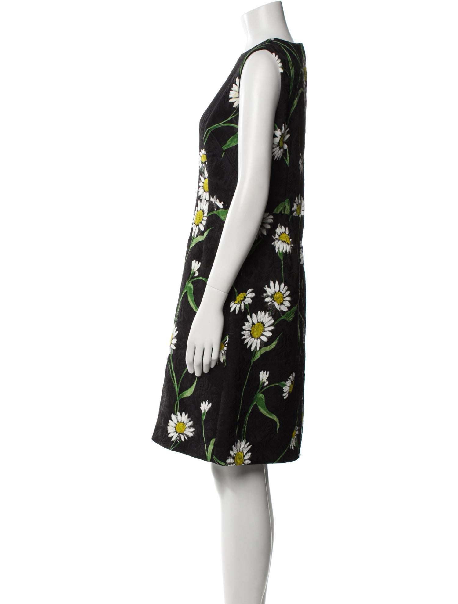 Dolce & Gabbana Floral Print Knee-Length Dress