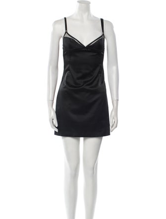 Dolce & Gabbana Lace Trim Embellishment Nightgown