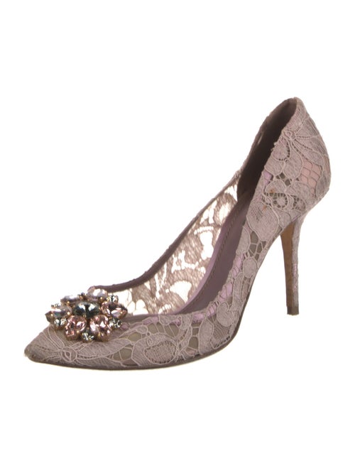 Dolce & Gabbana Lace Lace Pattern Pumps
