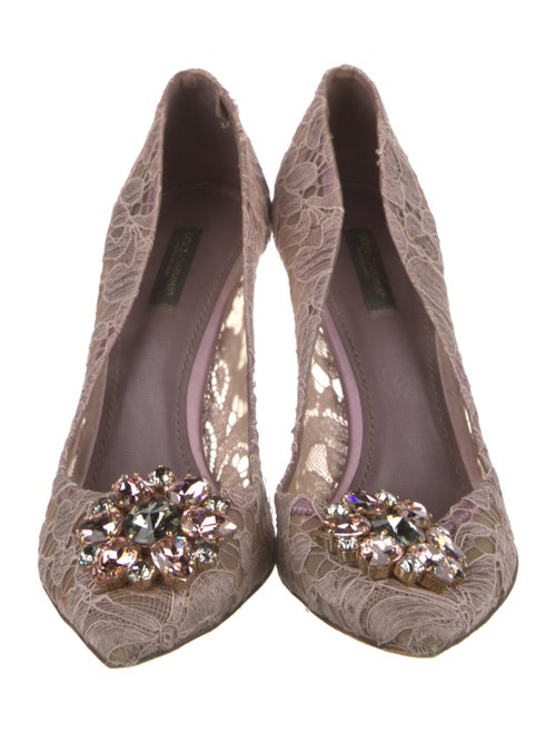 Dolce & Gabbana Lace Lace Pattern Pumps