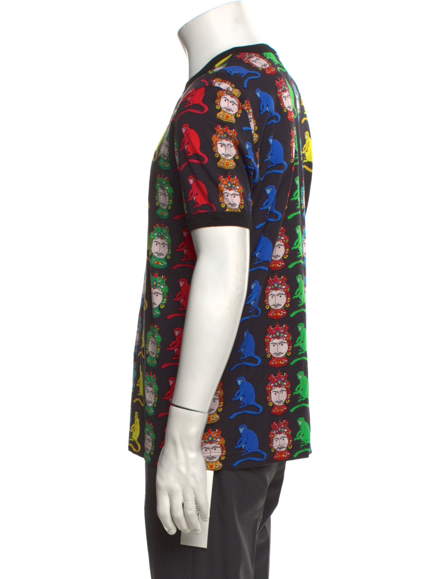 Dolce & Gabbana Printed Crew Neck T-Shirt