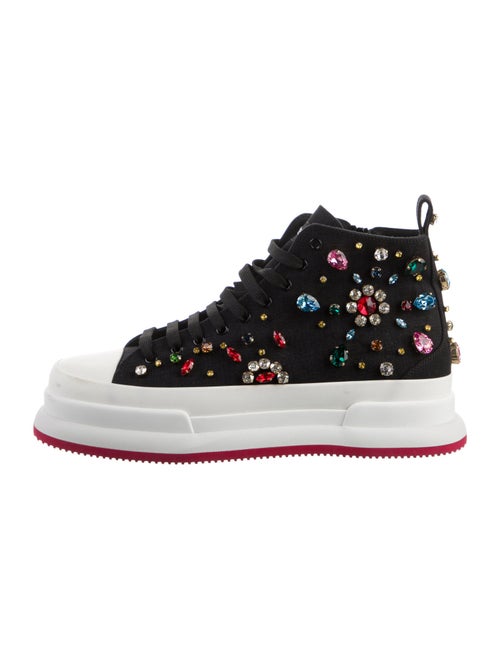 Dolce & Gabbana Canvas Patterned Sneakers