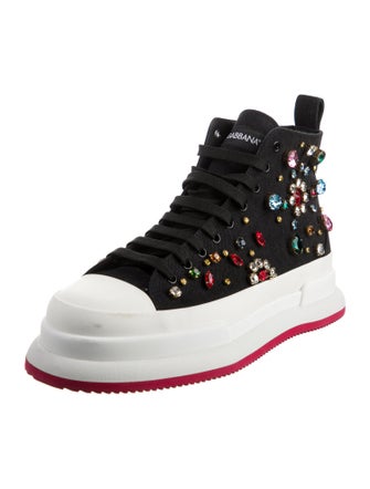 Dolce & Gabbana Canvas Patterned Sneakers