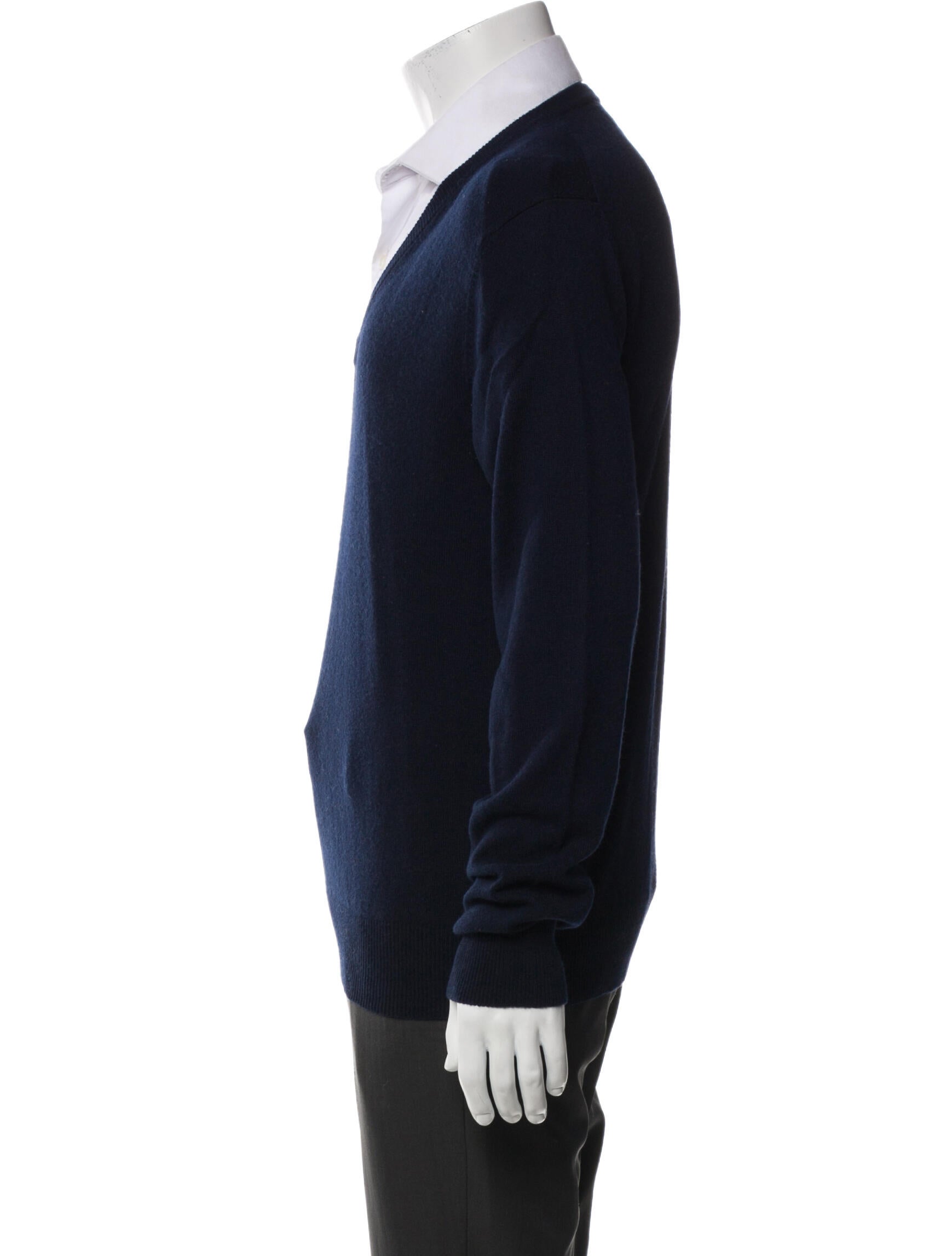 Dolce & Gabbana V-Neck Long Sleeve Pullover