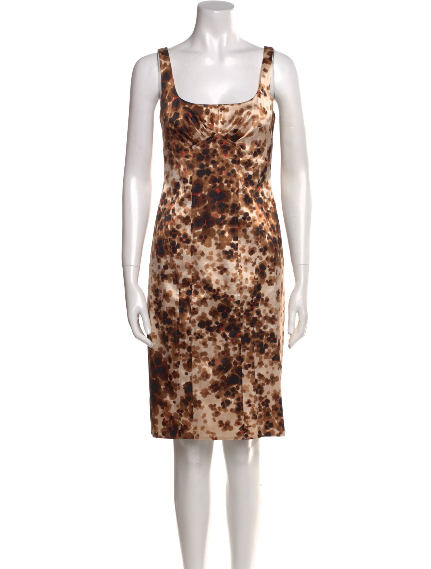 Dolce & Gabbana Virgin Wool Knee-Length Dress