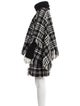 Dolce & Gabbana Virgin Wool Houndstooth Print Skirt Set