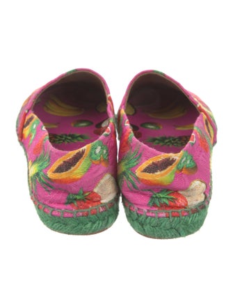 Dolce & Gabbana Canvas Printed Slides