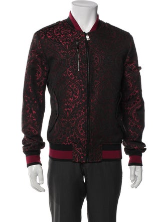 Dolce & Gabbana Graphic Print Bomber Jacket