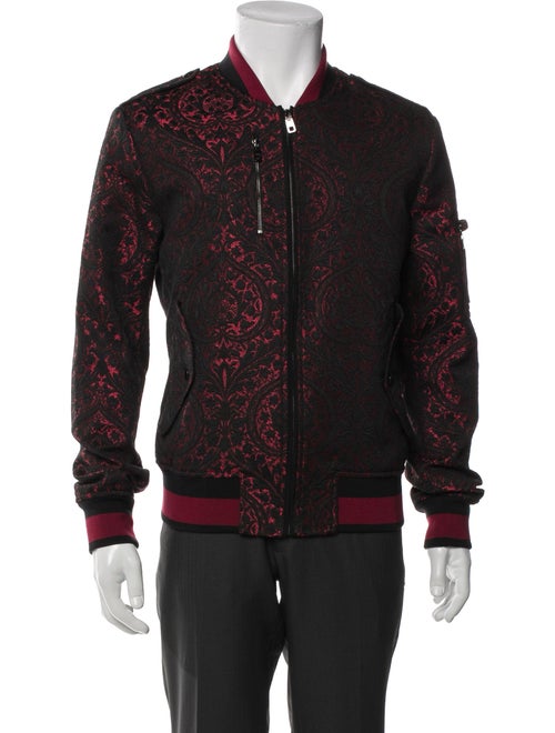 Dolce & Gabbana Graphic Print Bomber Jacket
