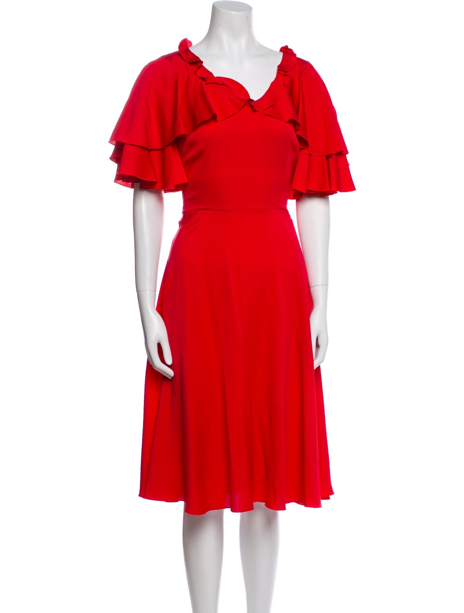 Dolce & Gabbana Silk Midi Length Dress