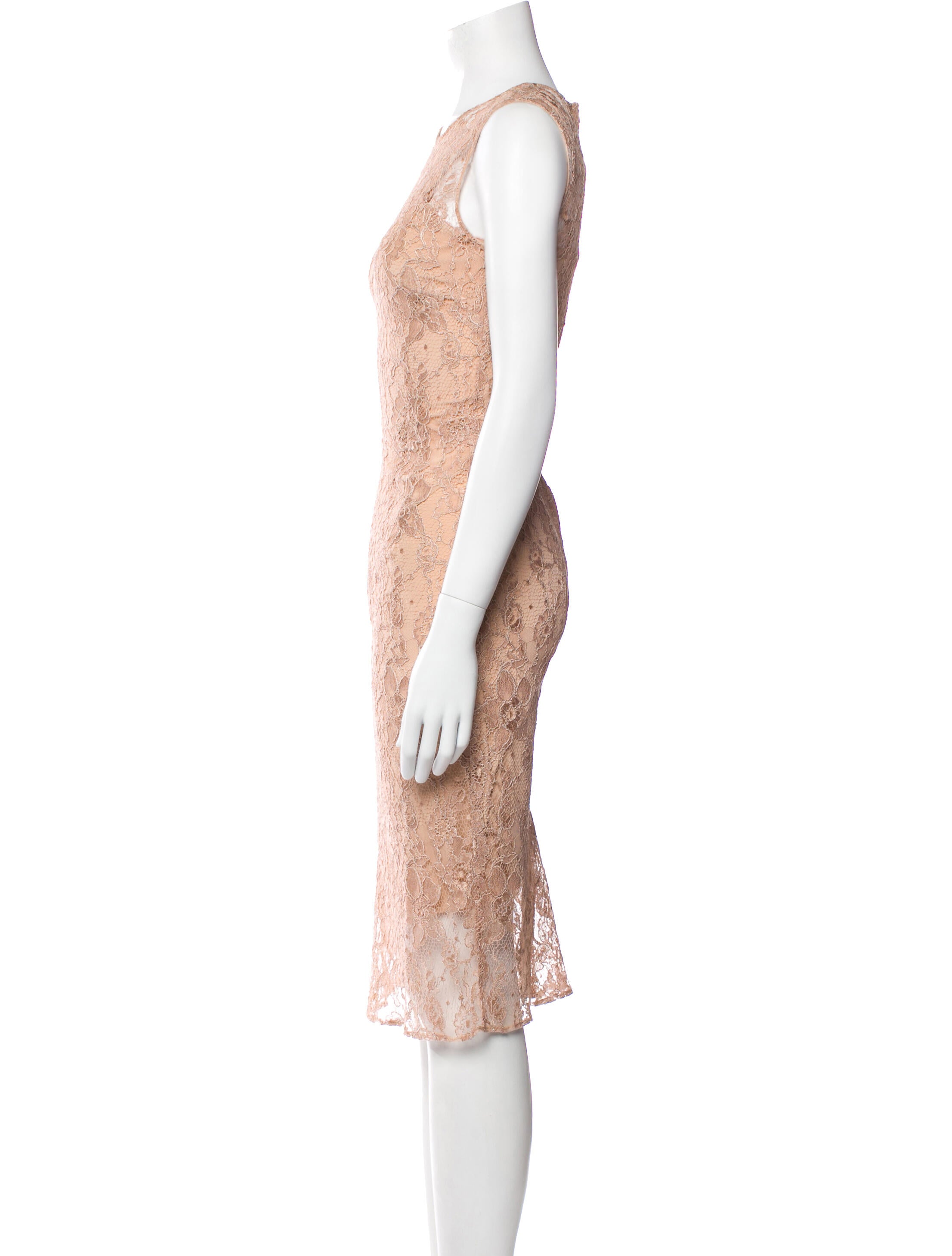 Dolce & Gabbana Lace Midi Length Dress