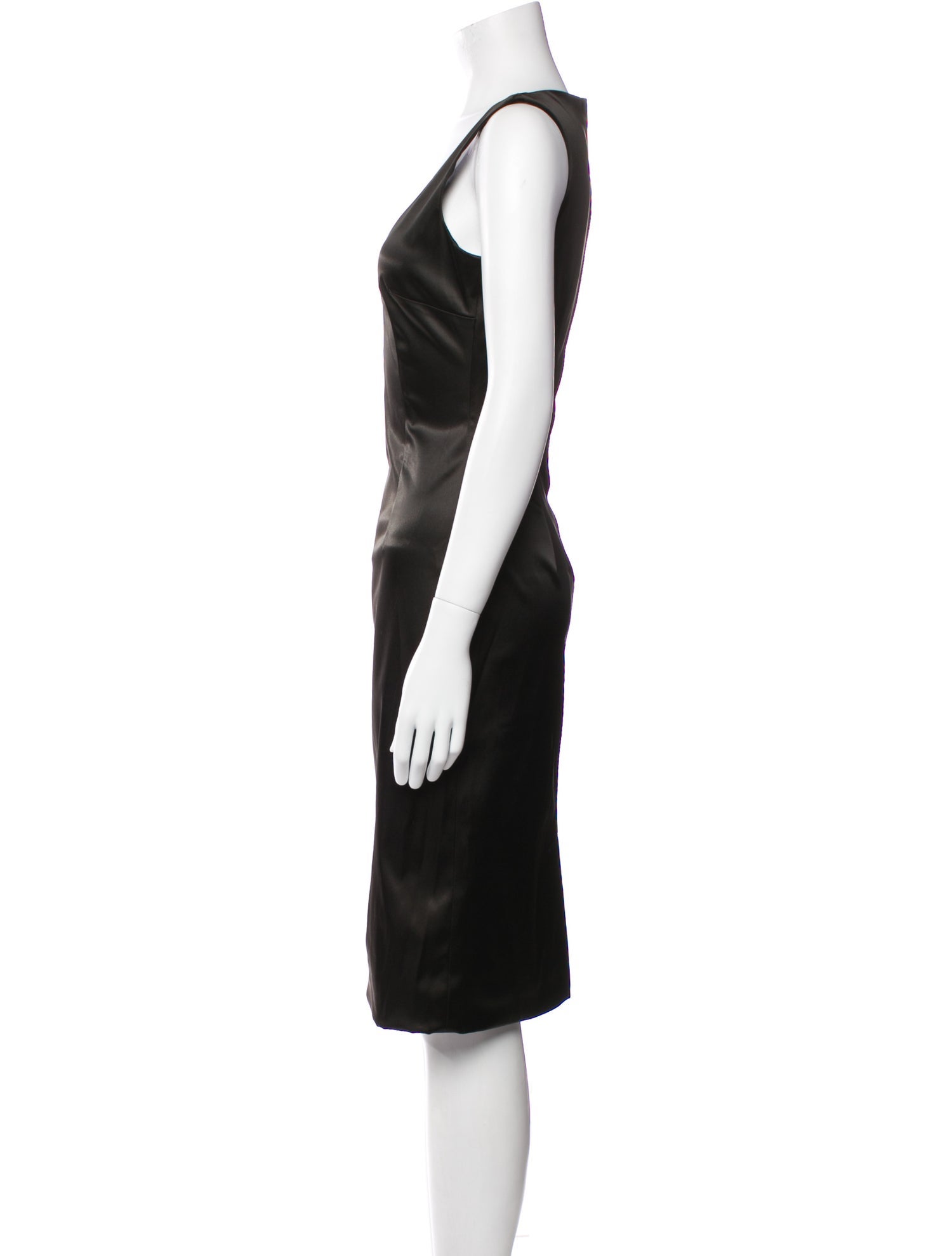 Dolce & Gabbana V-Neck Knee-Length Dress w/ Tags