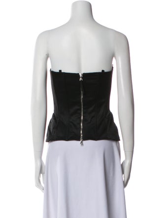 D&G Strapless Crop Top